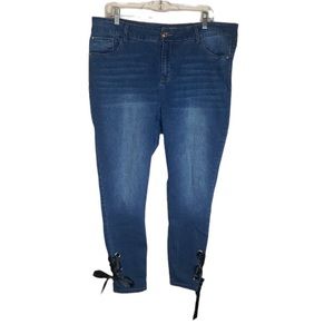 Kenzie Women’s Skinny Cropped Jeans Size 16W